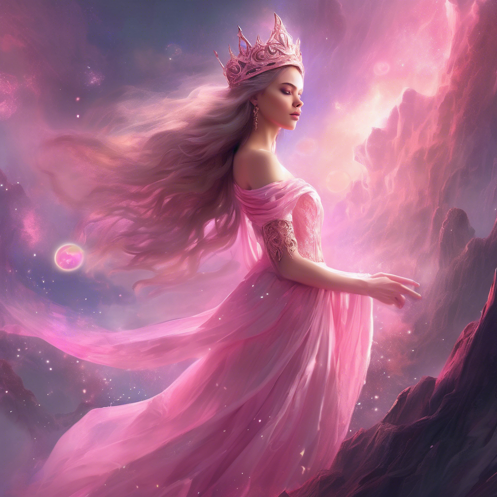 png background  princess in pink