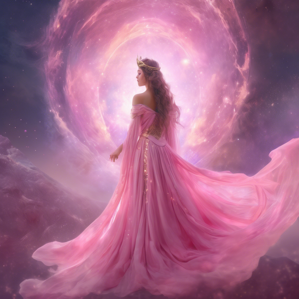 png background  princess in pink