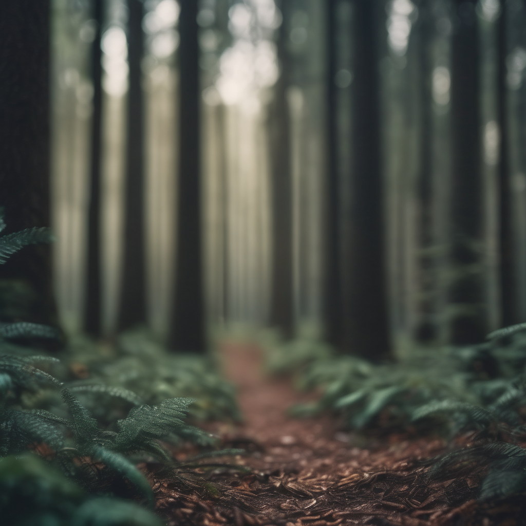 Hyperrealsitic forrest