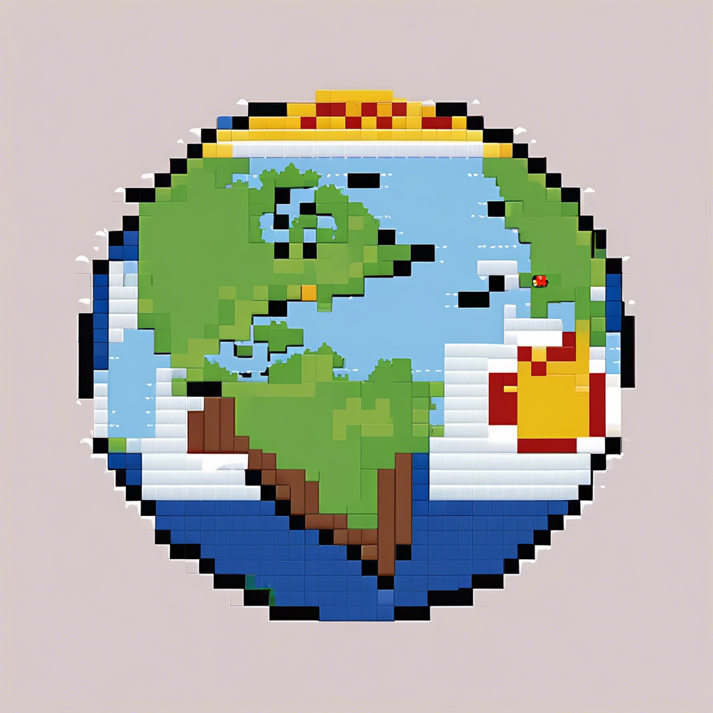 Super cute earth icon