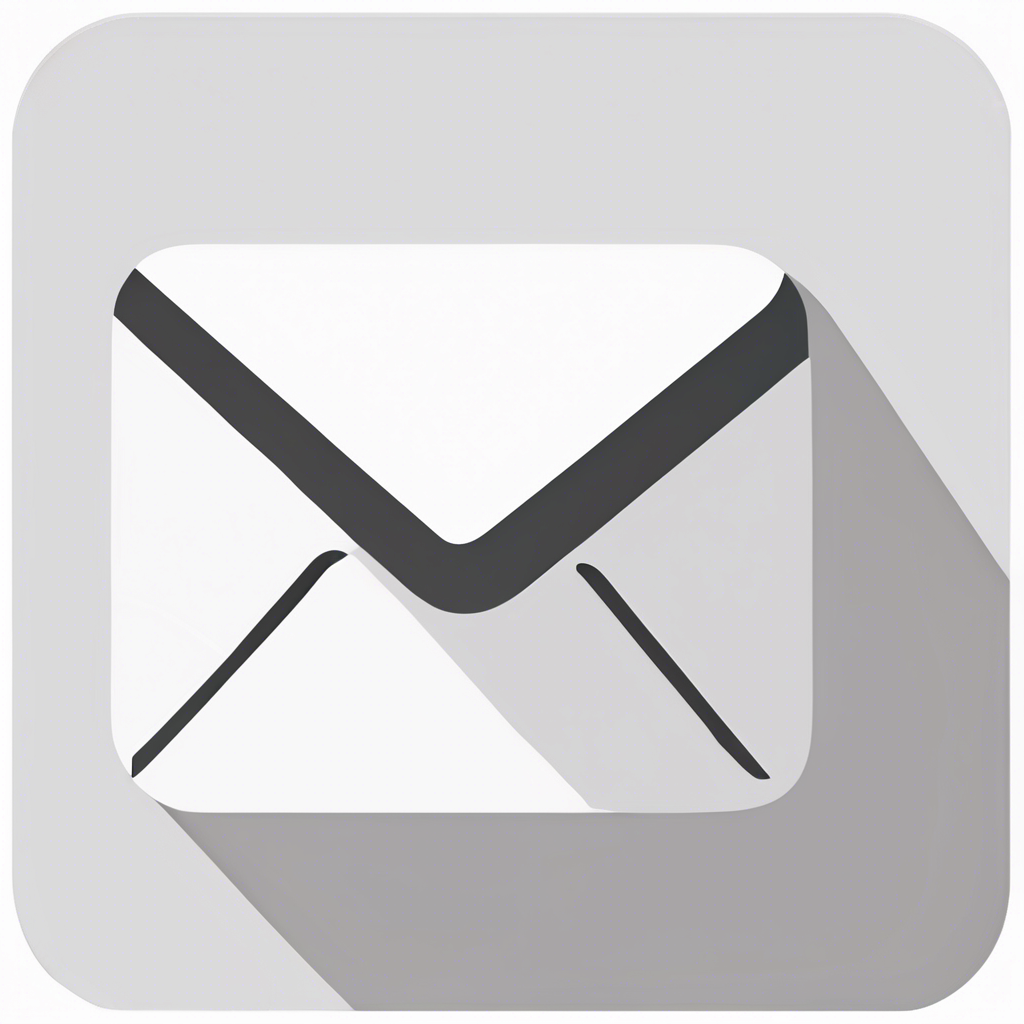 Telegram icon with a solid white background