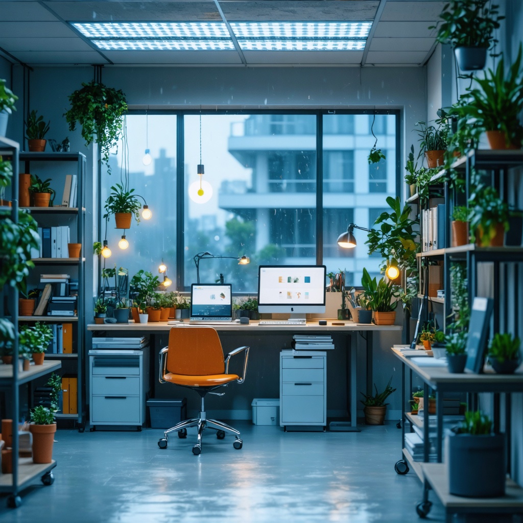 16k hd high quality photo realistic office withj people working