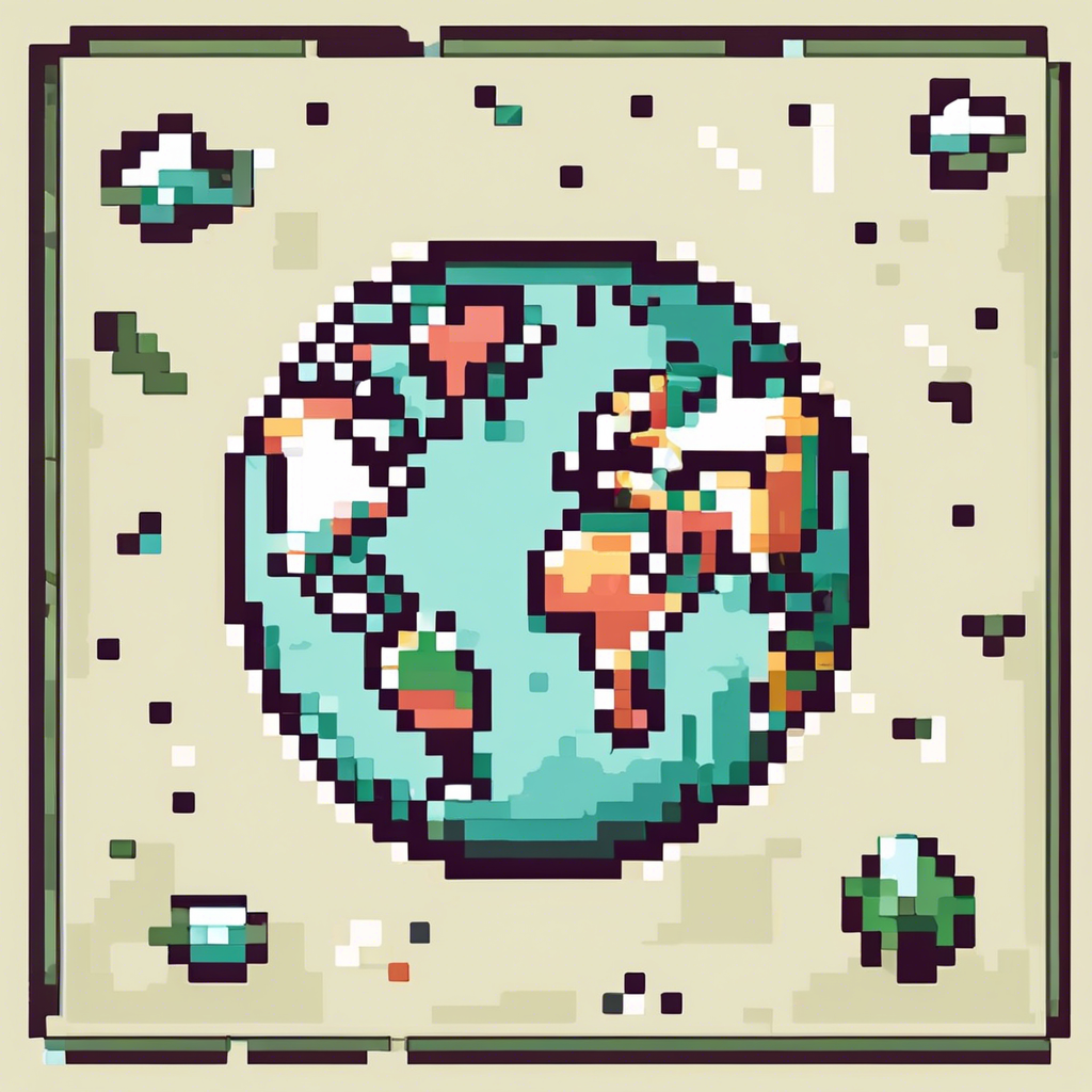 Super cute earth icon