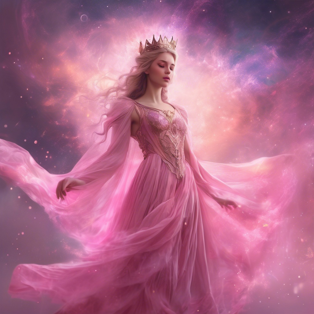png background  princess in pink