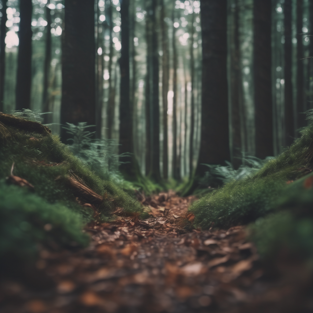 Hyperrealsitic forrest