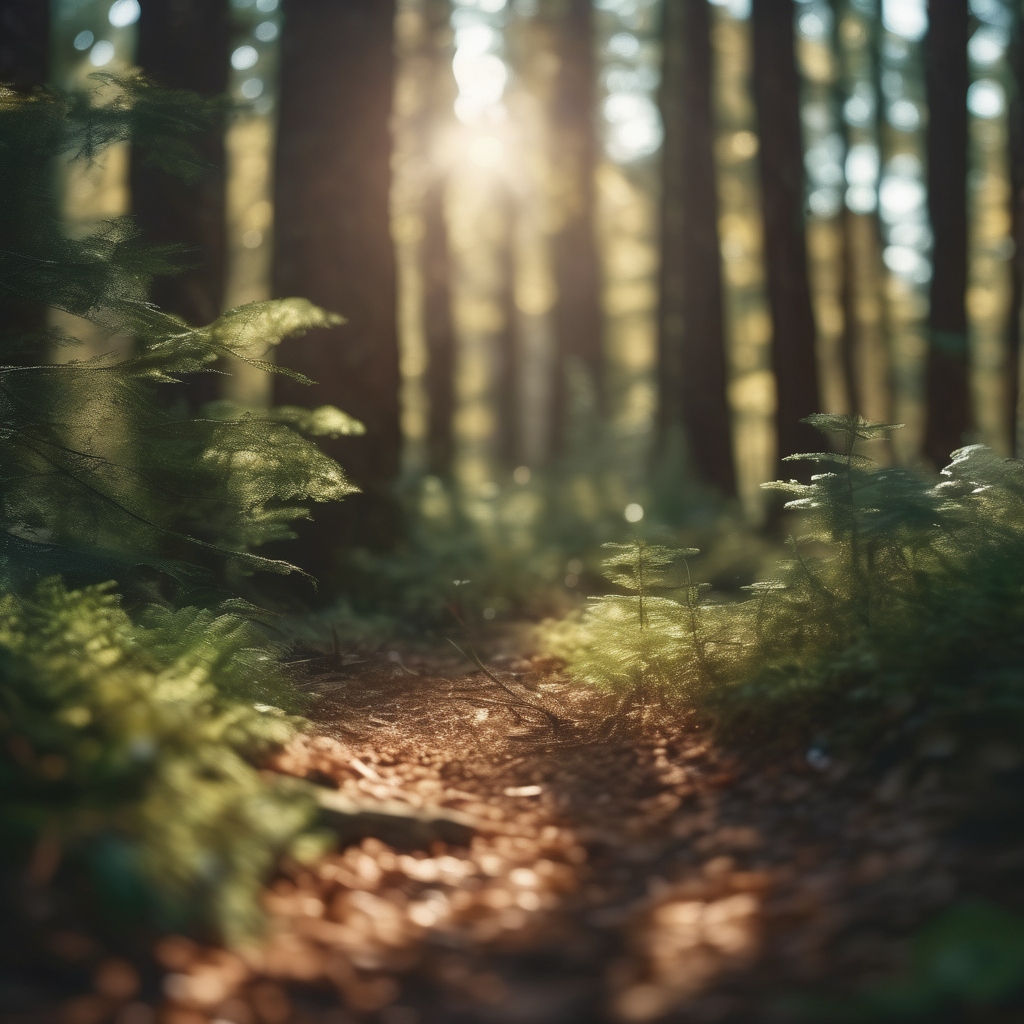 Hyperrealsitic forrest 16k sunny