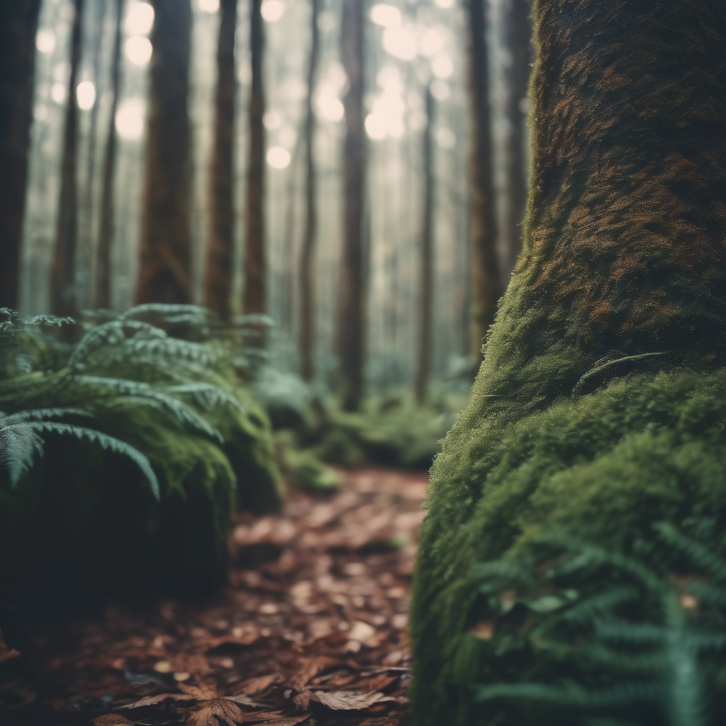 Hyperrealsitic forrest