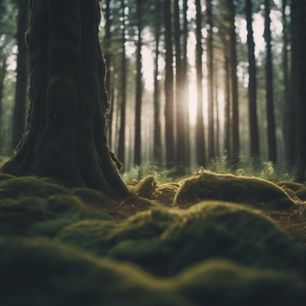 Hyperrealsitic forrest