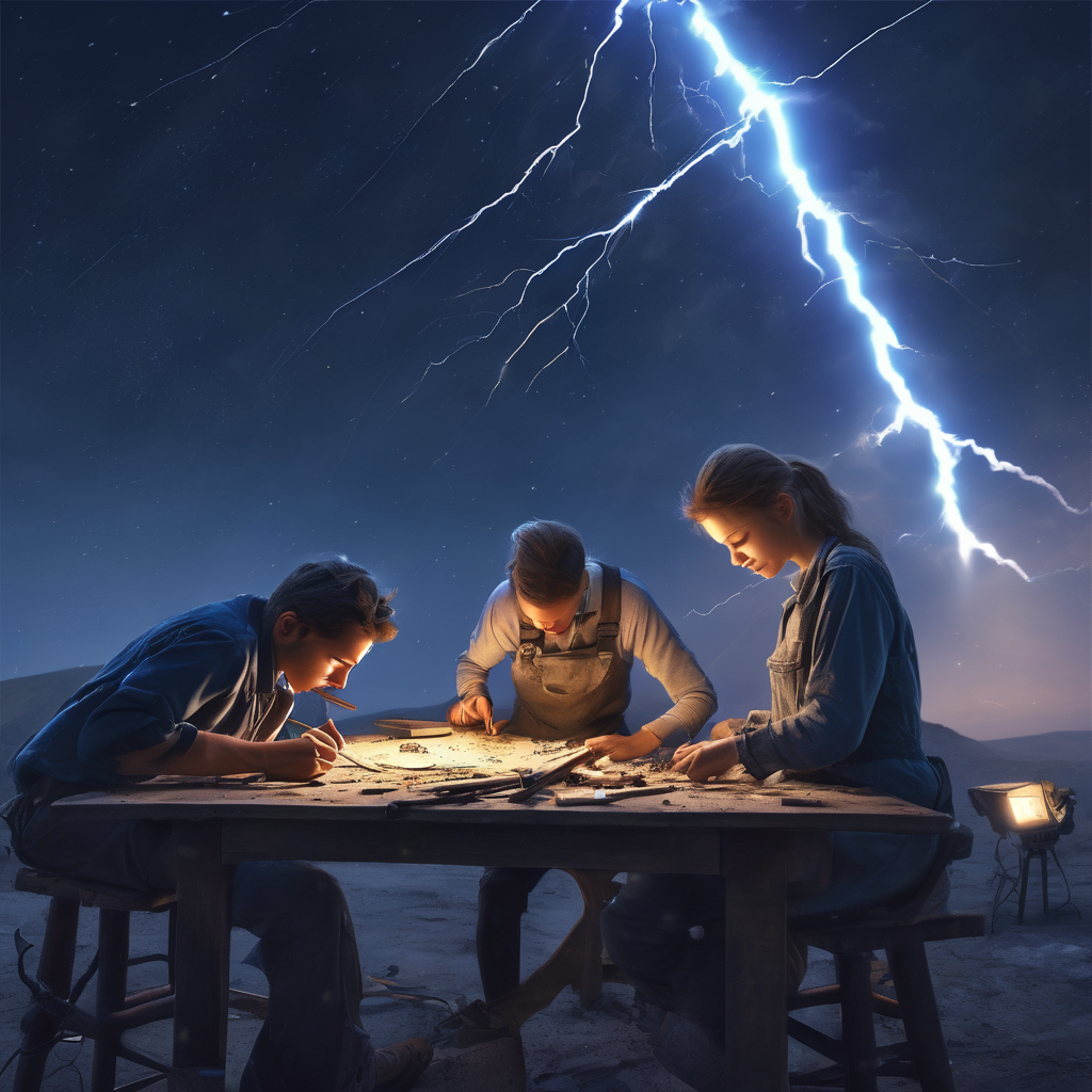 32k hd high quality photorealistic image of people working on a astroid