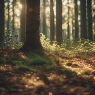 Hyperrealsitic forrest 16k sunny