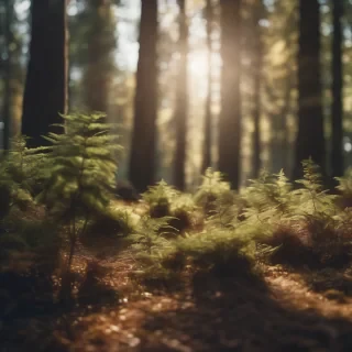 Hyperrealsitic forrest 16k sunny