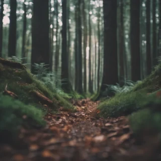 Hyperrealsitic forrest