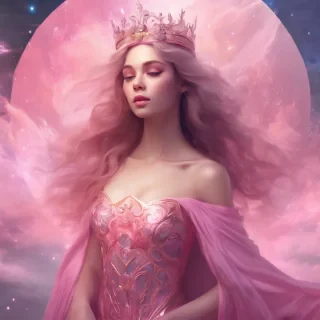 png background  princess in pink