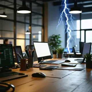 16k hd high quality photo realistic office withj people working