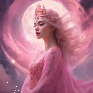 png background  princess in pink