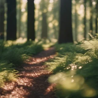 Hyperrealsitic forrest 16k sunny