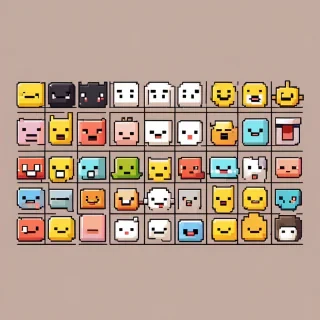 Cute happy chat bubble face