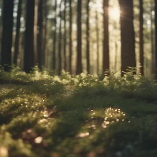 Hyperrealsitic forrest 16k sunny