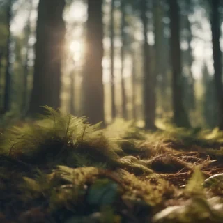 Hyperrealsitic forrest 16k sunny