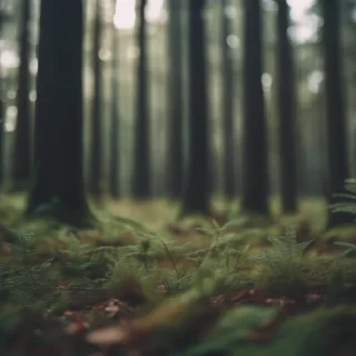Hyperrealsitic forrest