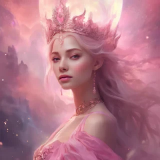 png background  princess in pink