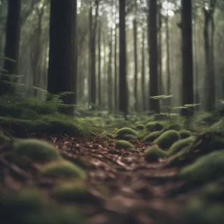 Hyperrealsitic forrest