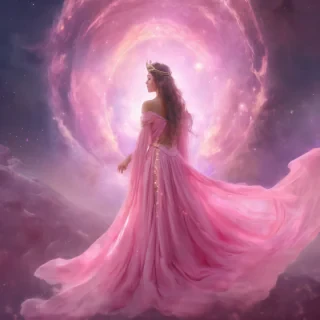 png background  princess in pink