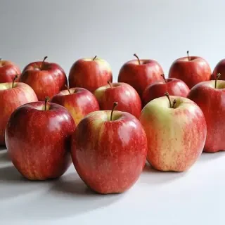 16k hd high quality photorealistic apples that work like people working in a office with people working