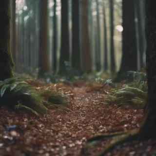 Hyperrealsitic forrest