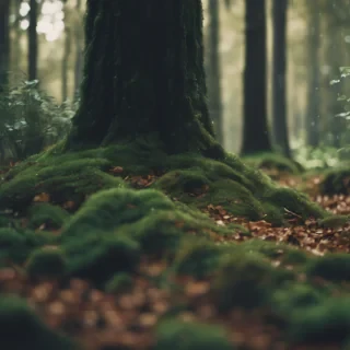 Hyperrealsitic forrest